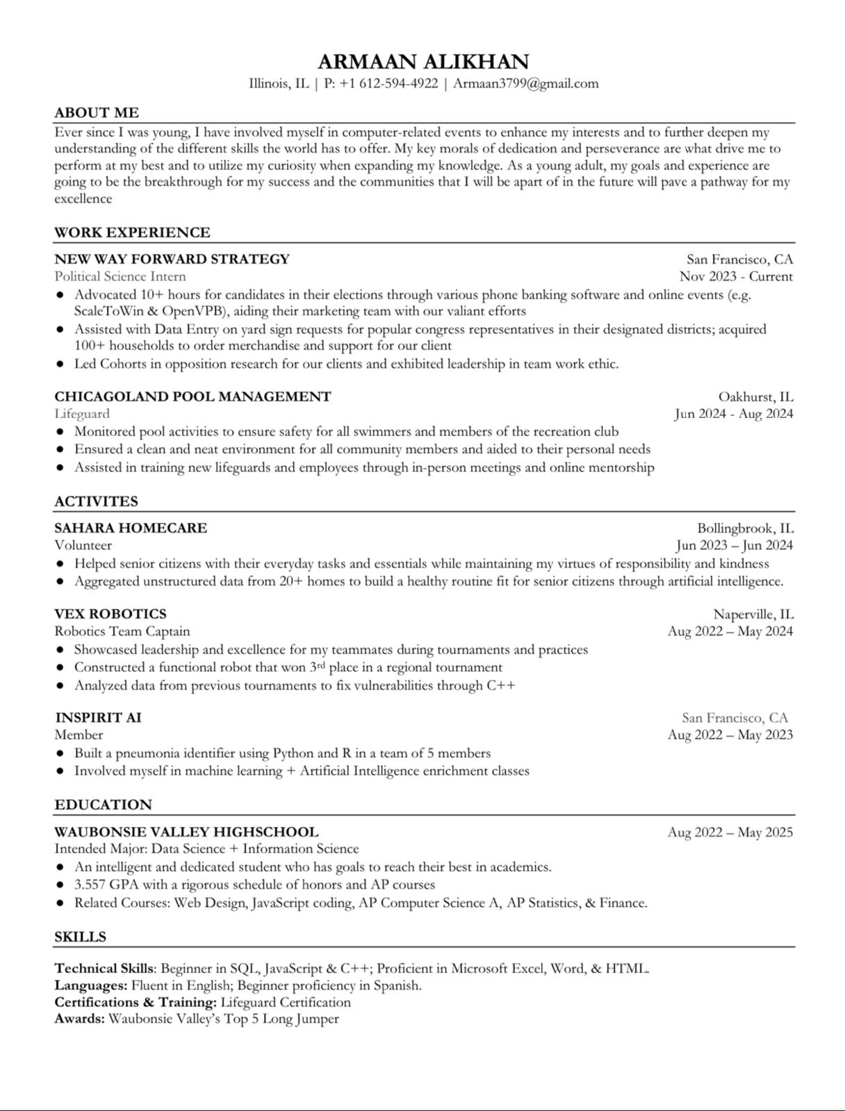 Resume Image